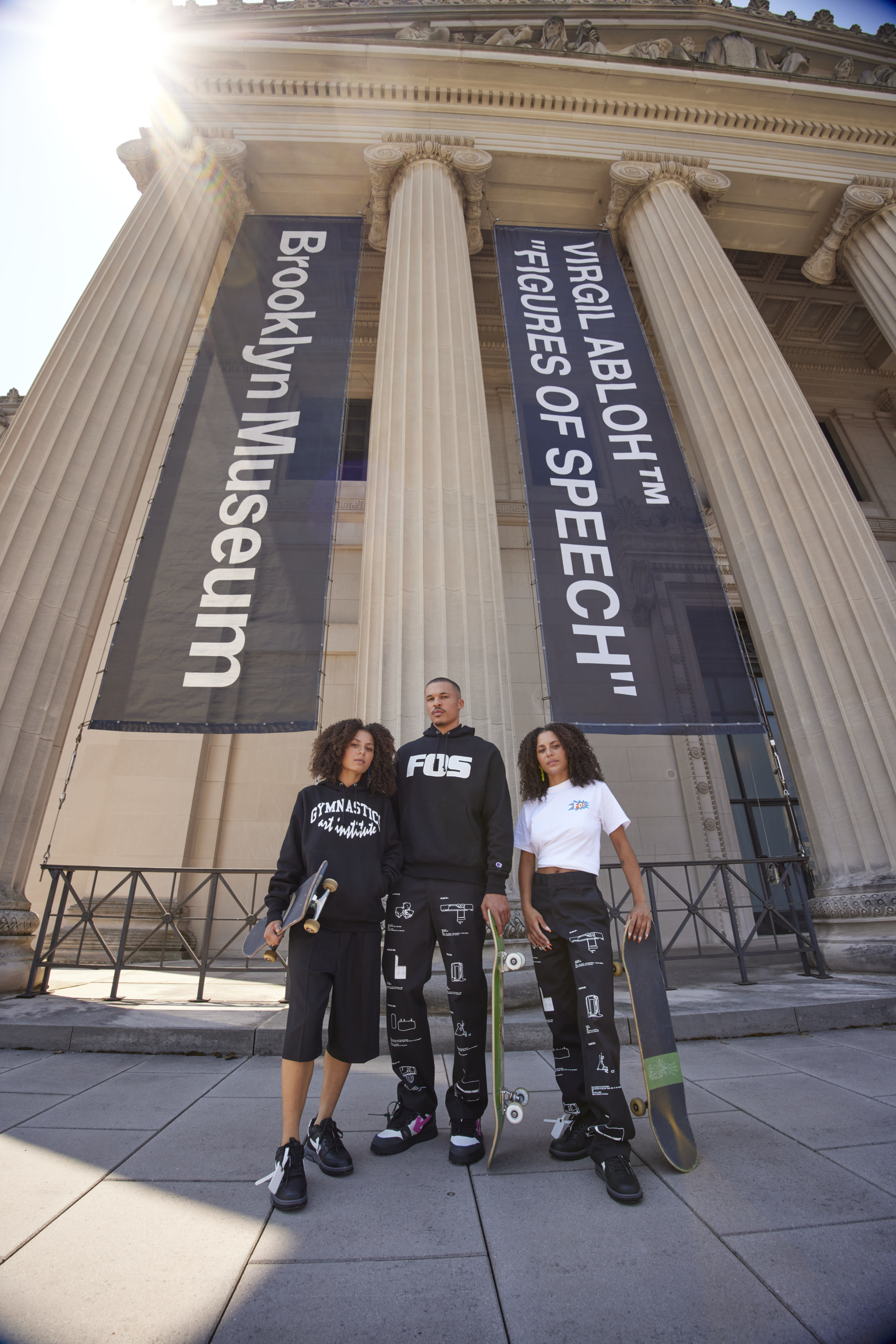 Virgil Abloh Brooklyn Museum FOS Abloh BKM Hoodie BlackVirgil Abloh  Brooklyn Museum FOS Abloh BKM Hoodie Black - OFour