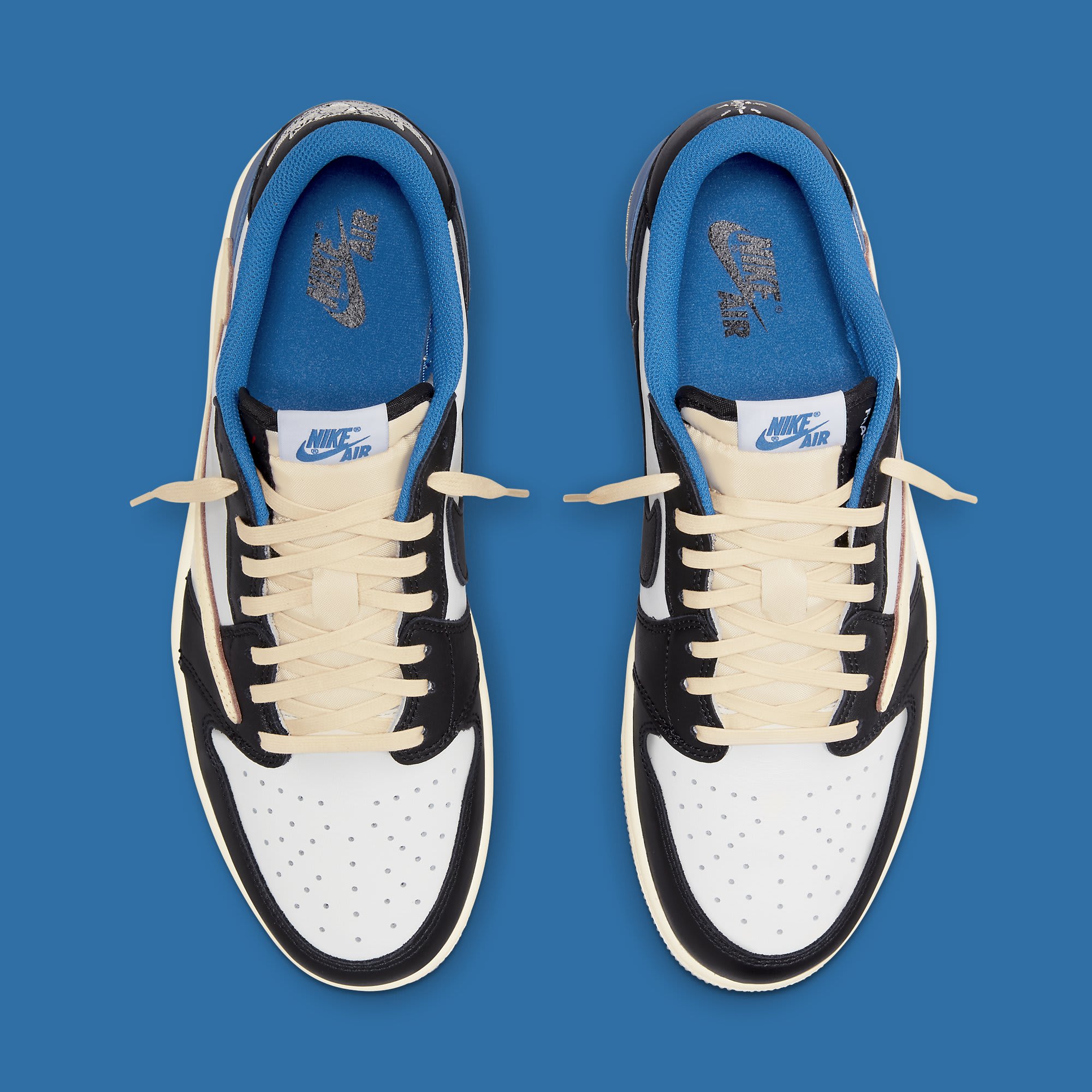 Travis Scott x Fragment x Air Jordan 1 Low Release Date DM7866-140 Top