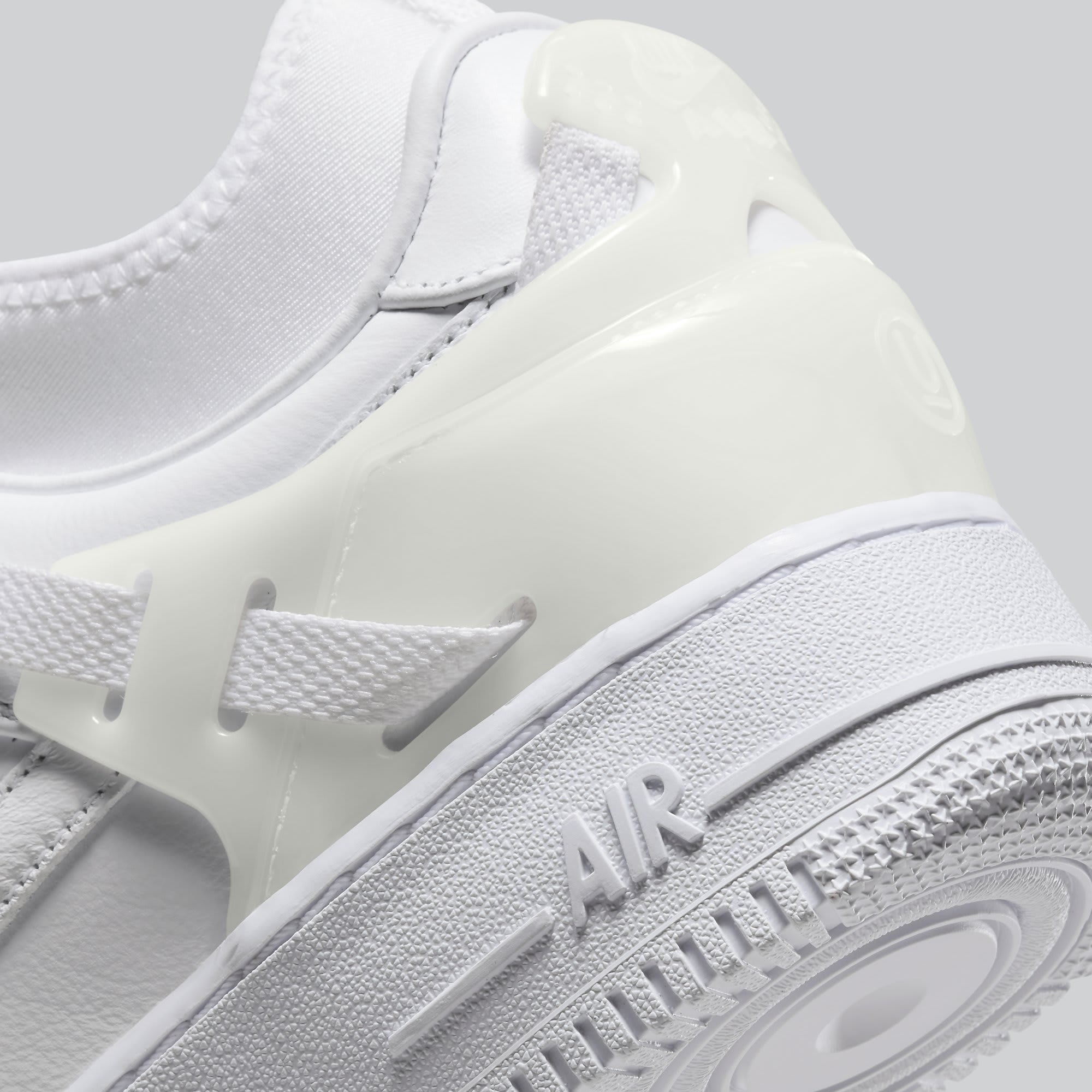 Undercover x Nike Air Force 1 Low &#x27;White&#x27; DQ7558 101 (Heel)