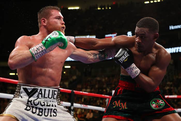 Canelo Alvarez Danny Jacobs 2019 T-Mobile Arena Getty