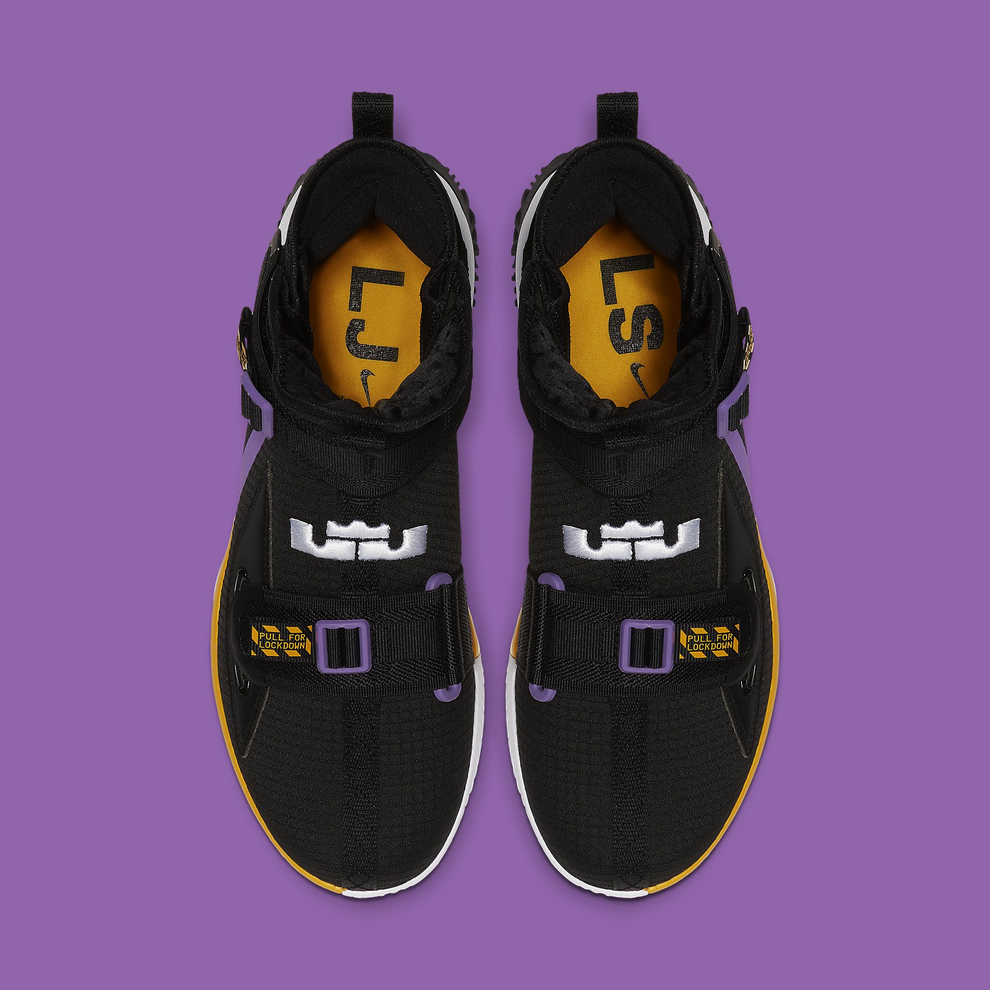 Nike LeBron Soldier 13 Lakers Release Date AR4228-004 Top