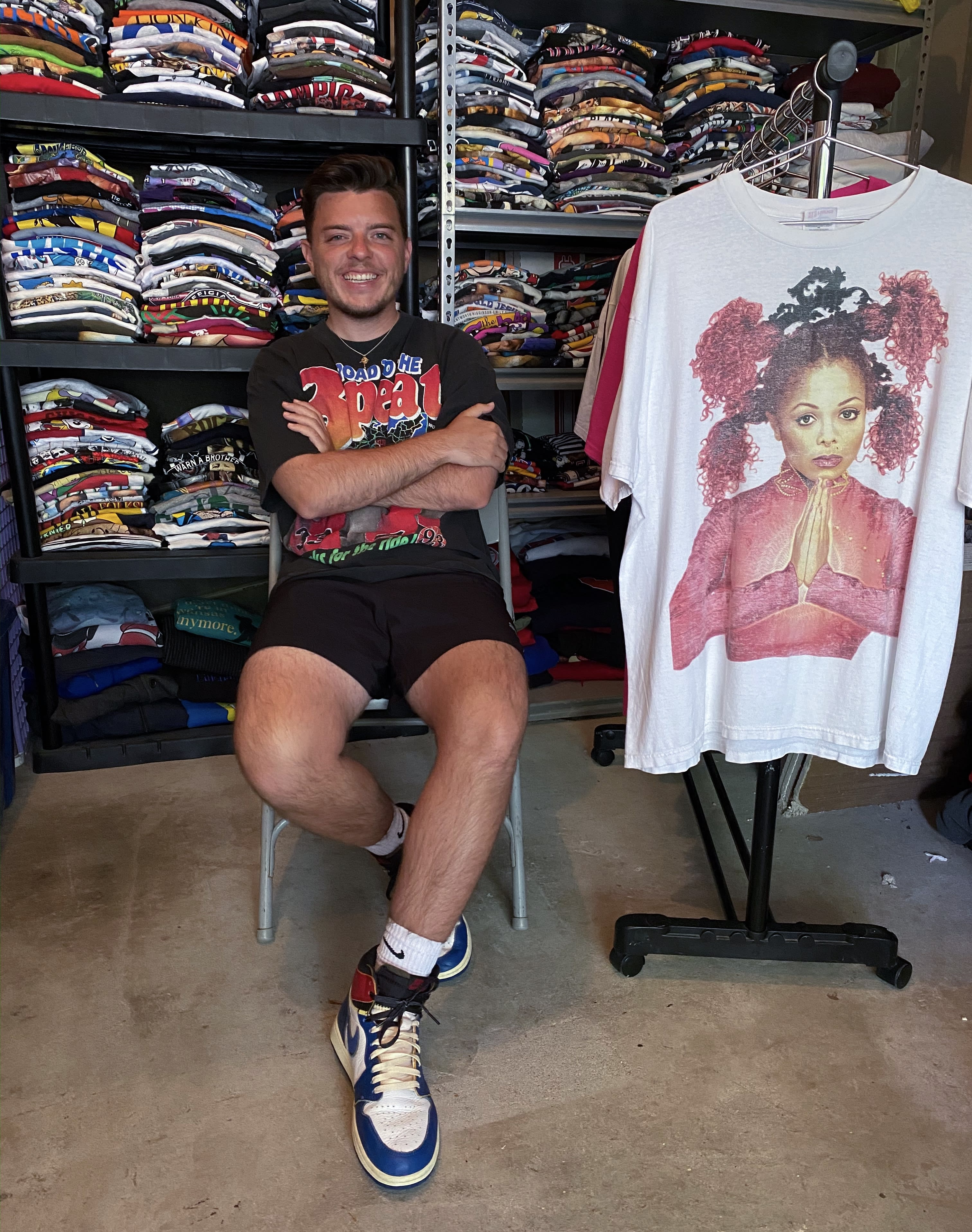 Meet the 25-Year-Old Selling Vintage T-Shirts to NBA Stars Like