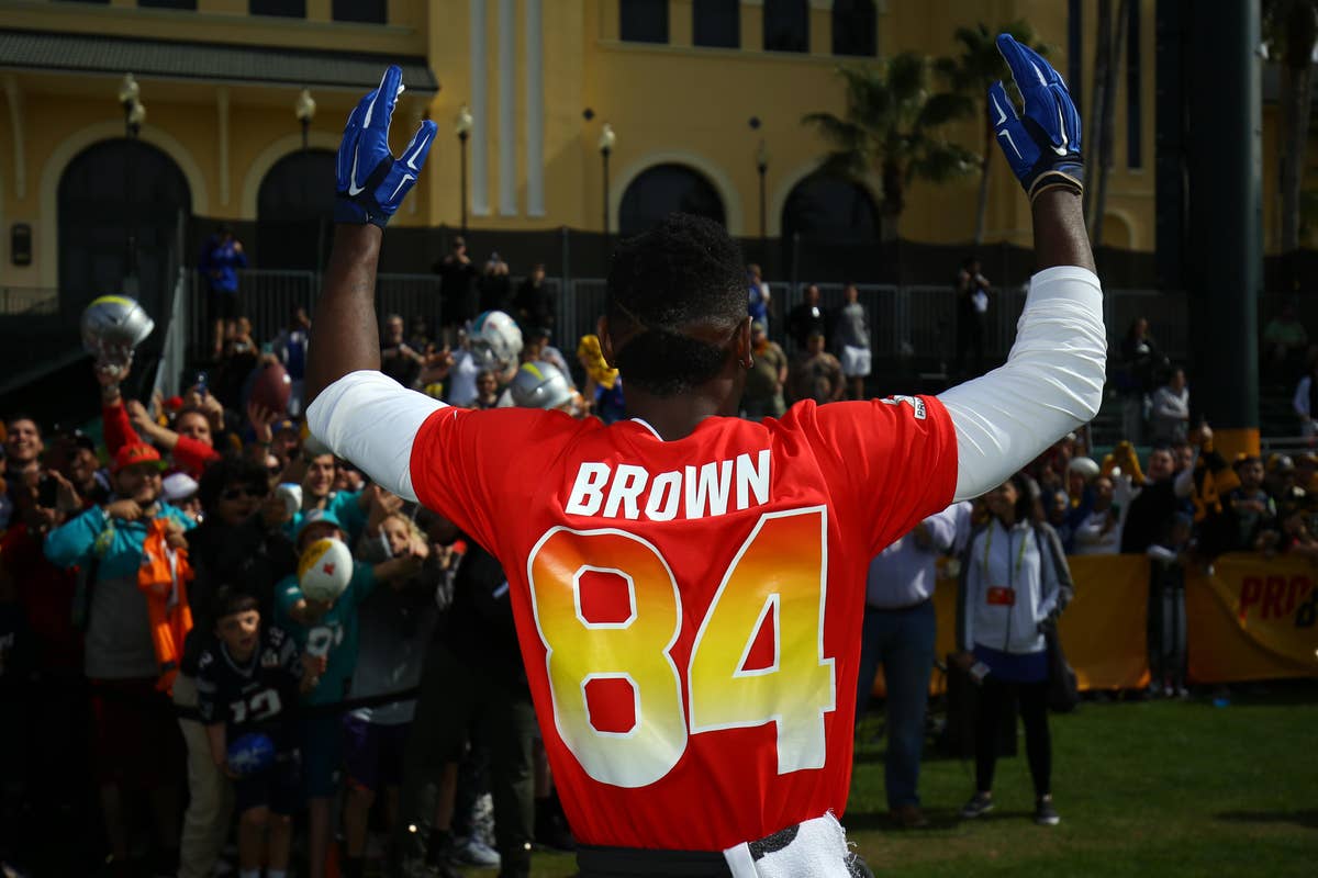 antonio brown pro bowl jersey