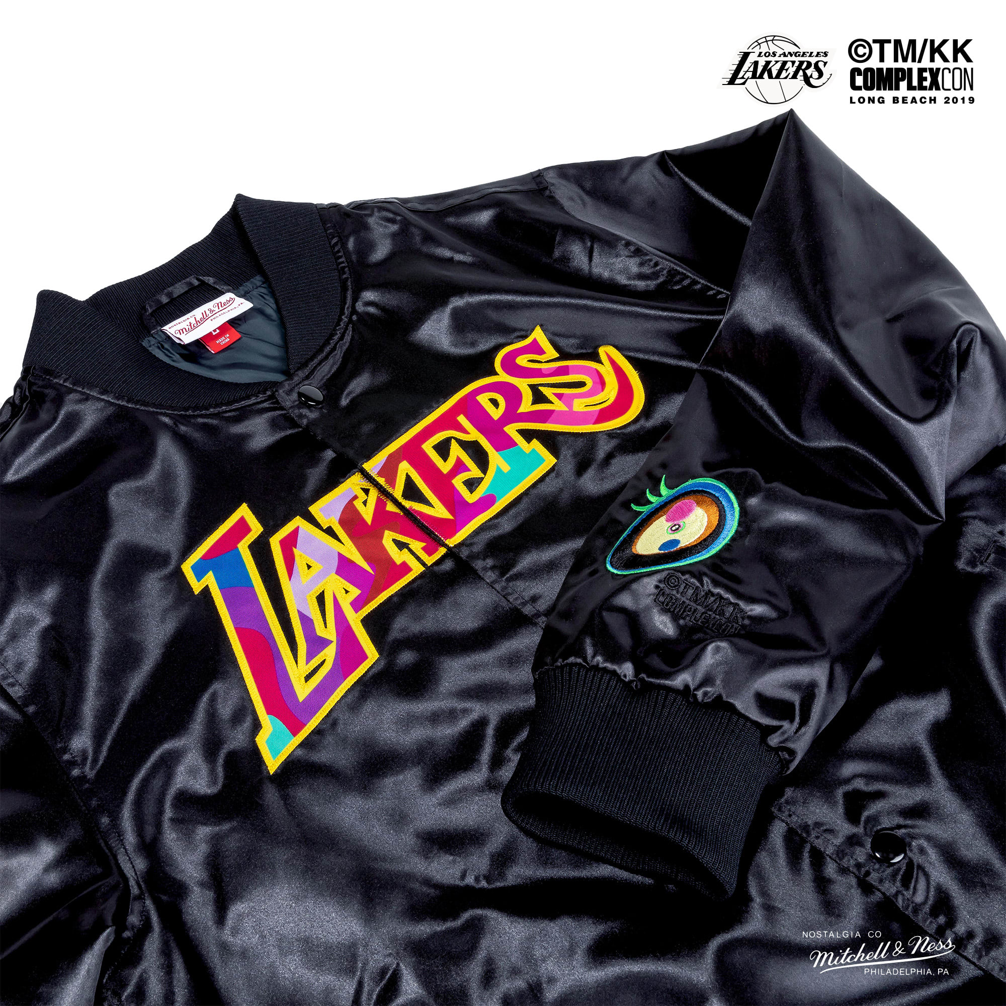 Complexcon Takashi Murukami Lakers Satin Jacket