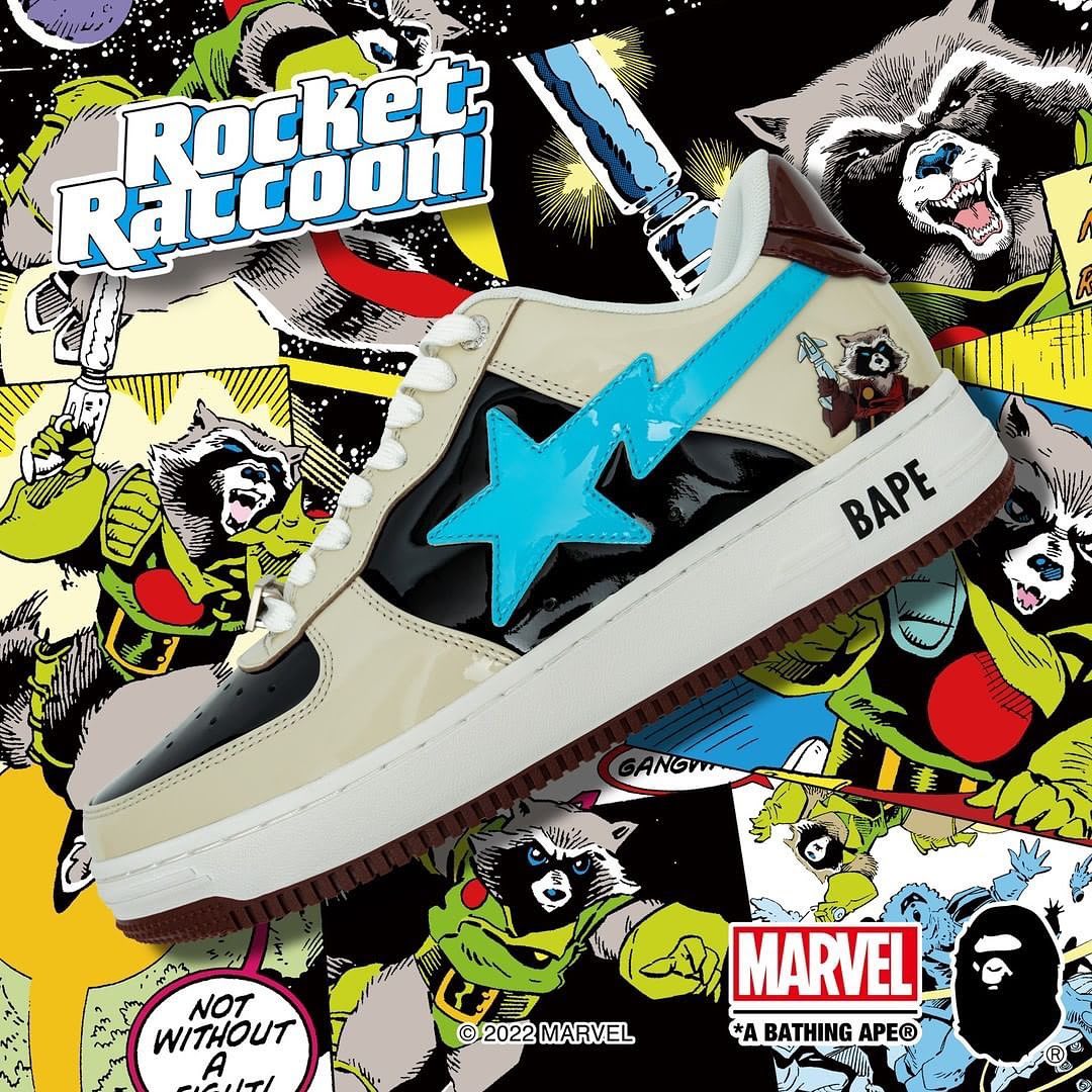 Marvel x Bape Sta &#x27;Rocket Raccoon&#x27; Lateral