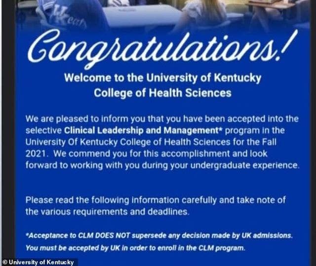 UK fake acceptance letter