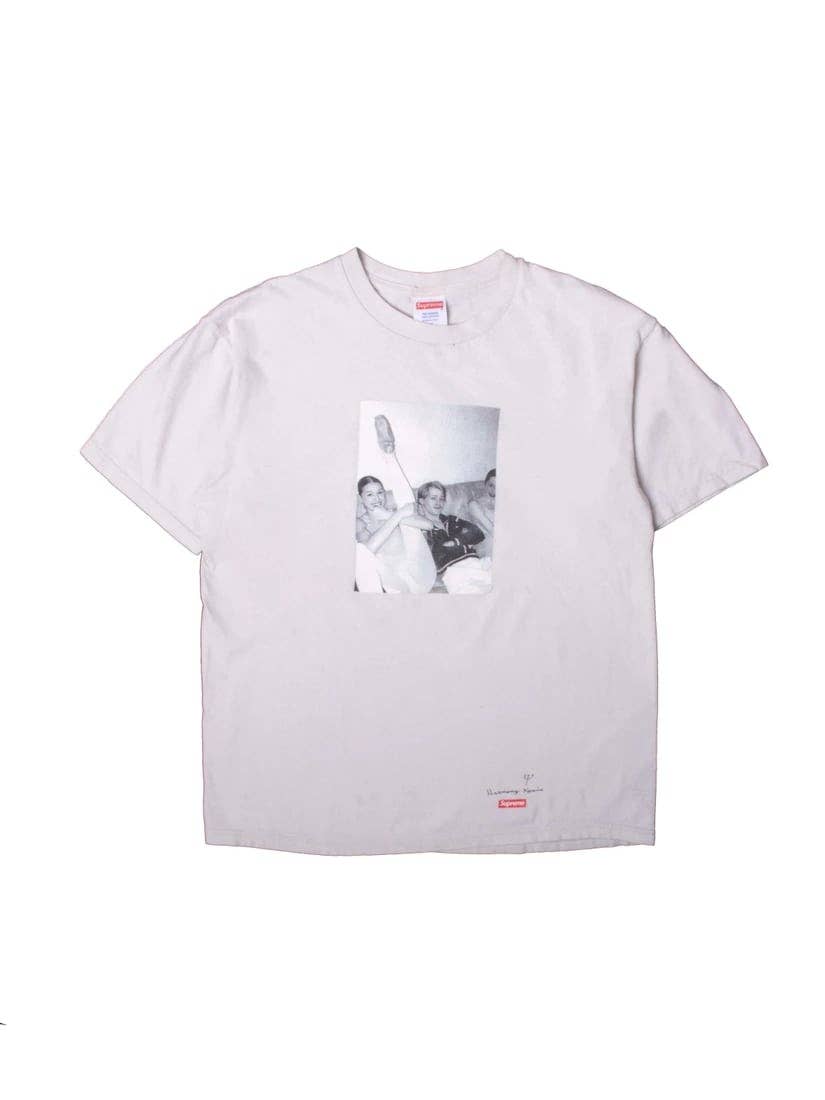 T-shirt Louis Vuitton x Supreme White size M International in