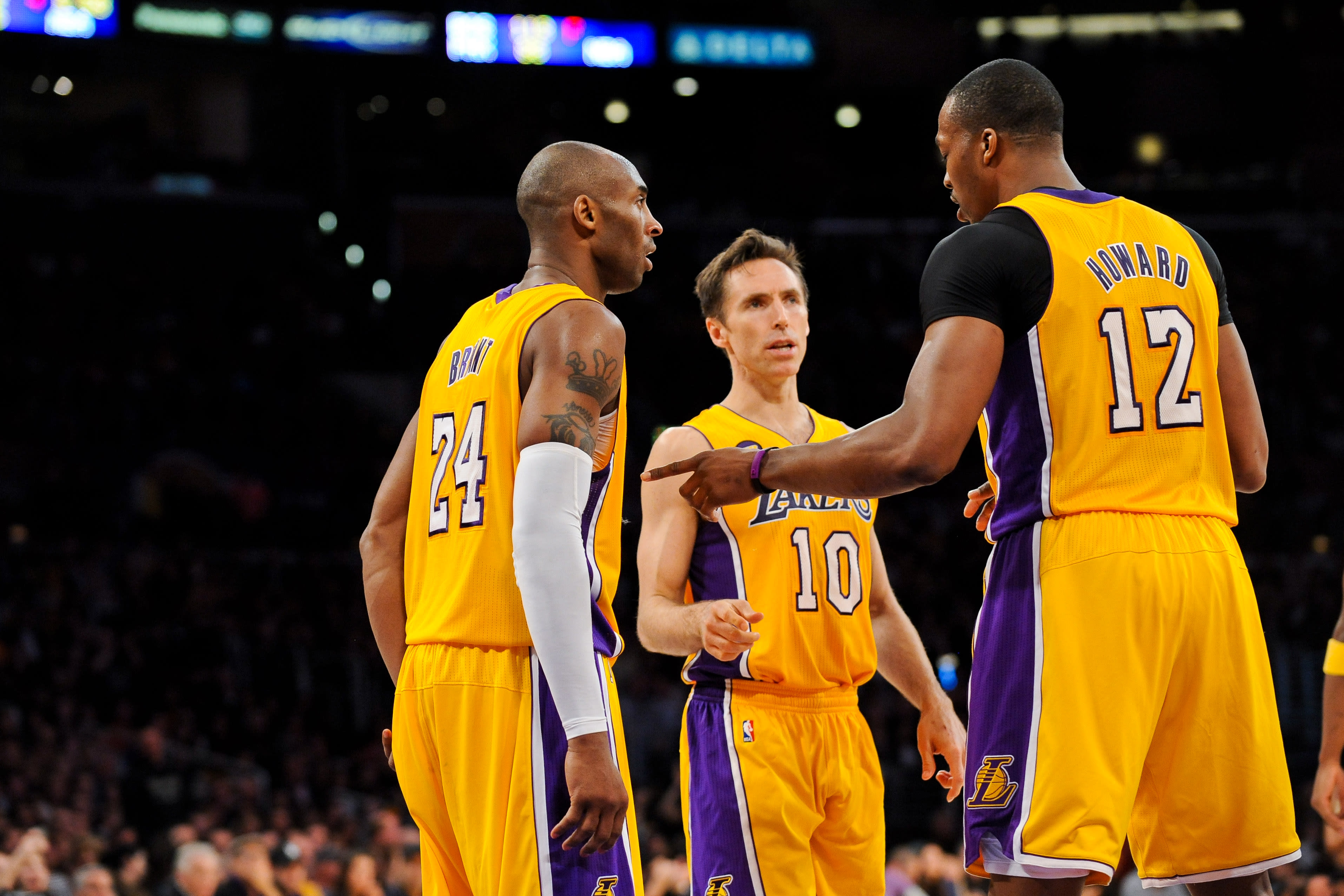 Lakers Team Kobe Bryant Steve Nash Dwight Howard