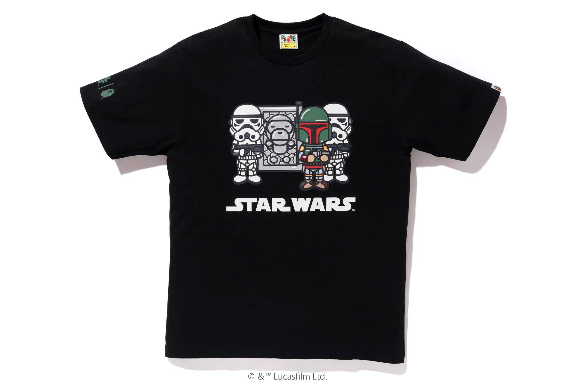 Bape Baby Milo Star Wars Mandalorian T Shirt