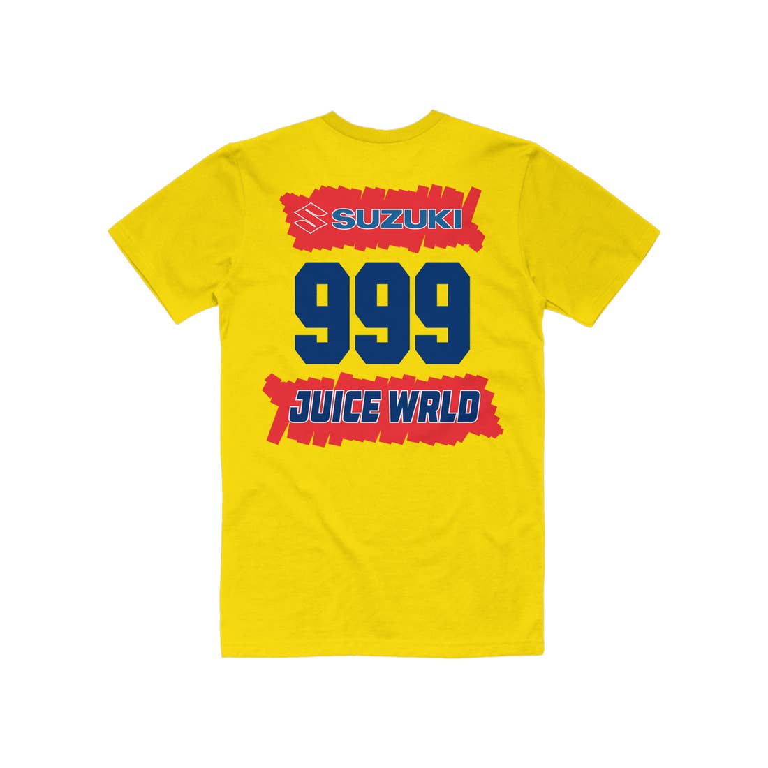 The sweatshirt in red and yellow worn by Juice Wrld in her video clip Fire  In The Booth