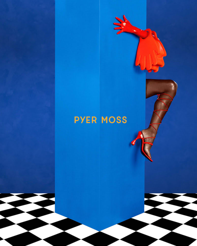 Pyer Moss footwear x bags