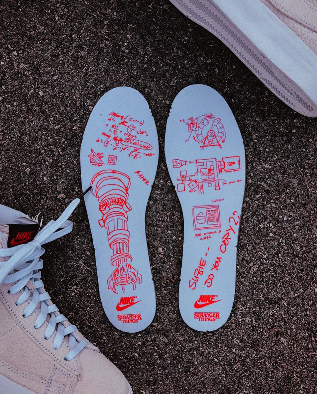 A Better Look at the Next Stranger Things x Nike Blazer Mid Complex