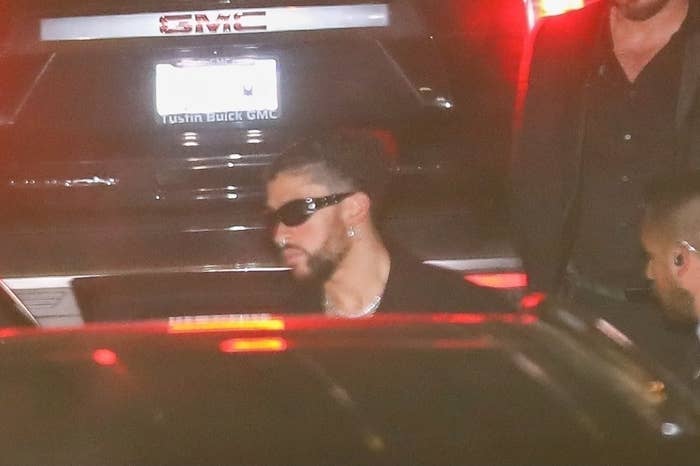 Photo of Bad Bunny as he's out with Kendall Jenner
