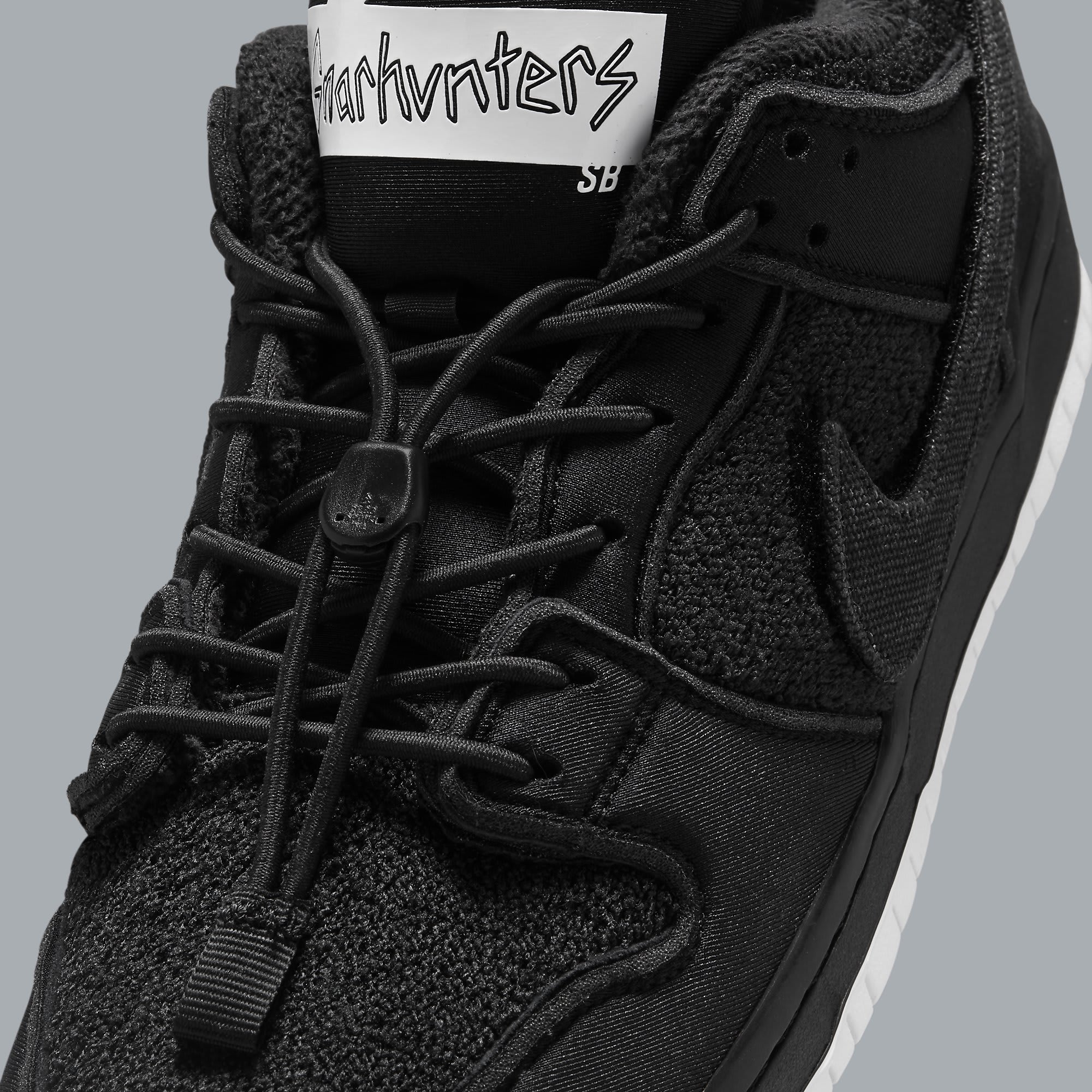 Gnarhunters x Nike SB Dunk Low Release Date DJ7756-010 Lace Detail