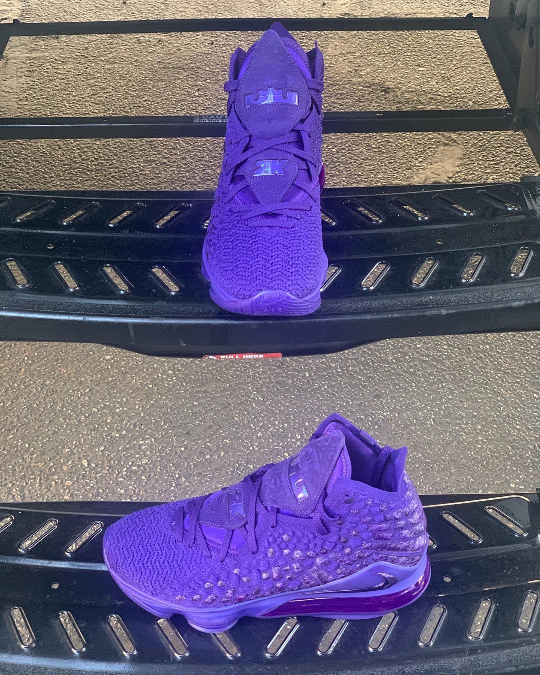Nike LeBron 17 2K Purple Release Date Front Side