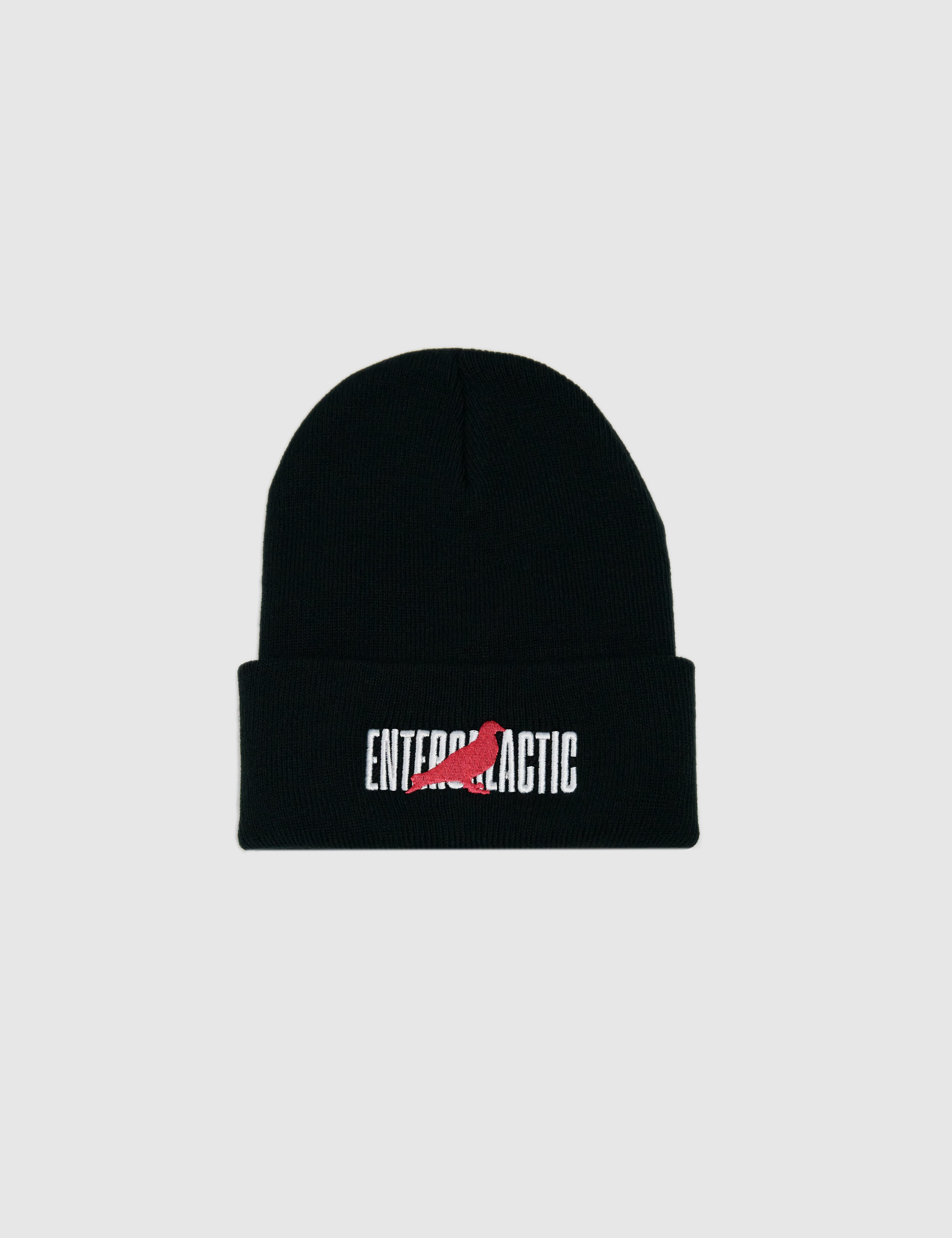 A beanie from Staple is shown