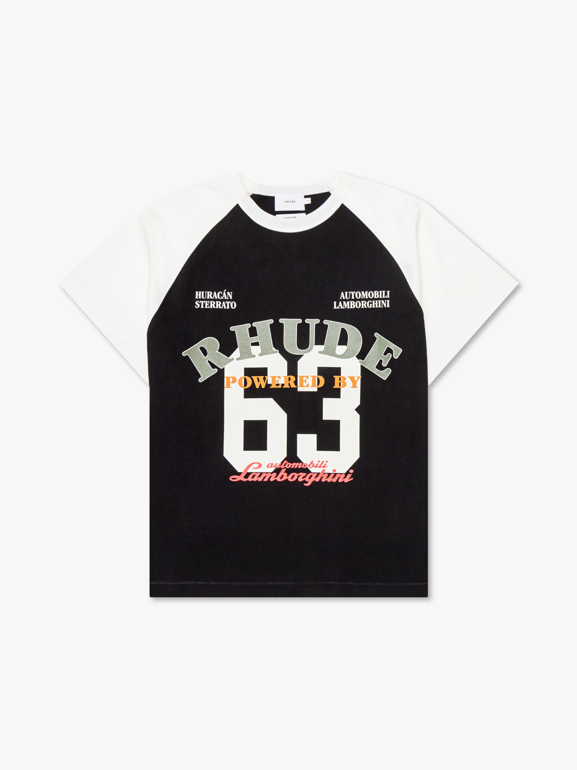 A collaboration between Rhude and Automobili Lamborghini