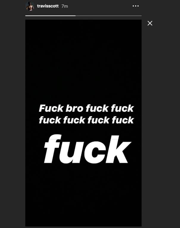 Travis Scott posts about Pop Smoke