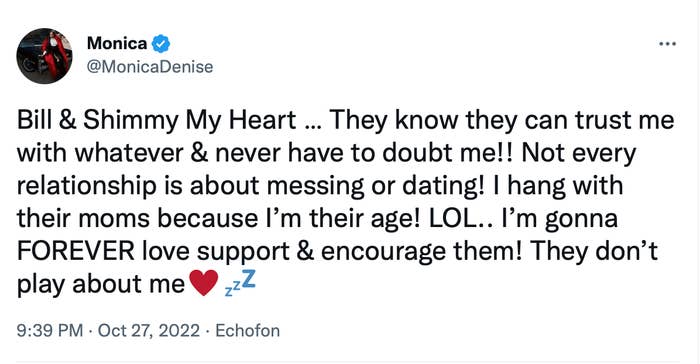 Monica&#x27;s tweet on Kodak Black dating rumors