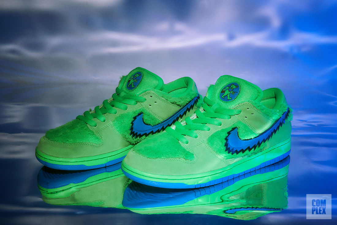 Grateful Dead Nike SB Dunk Green cj5378-300