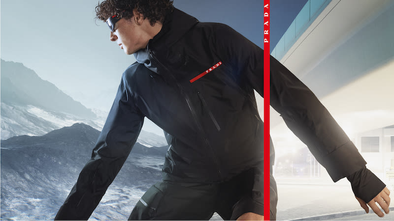 Prada ski jacket online mens