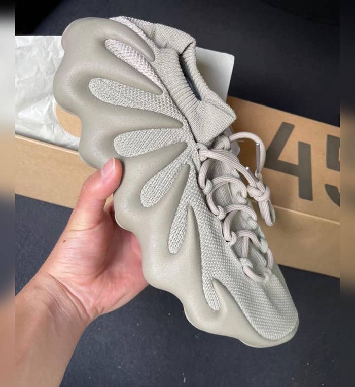 Adidas Yeezy 450 &#x27;Stone Flax&#x27; Lateral