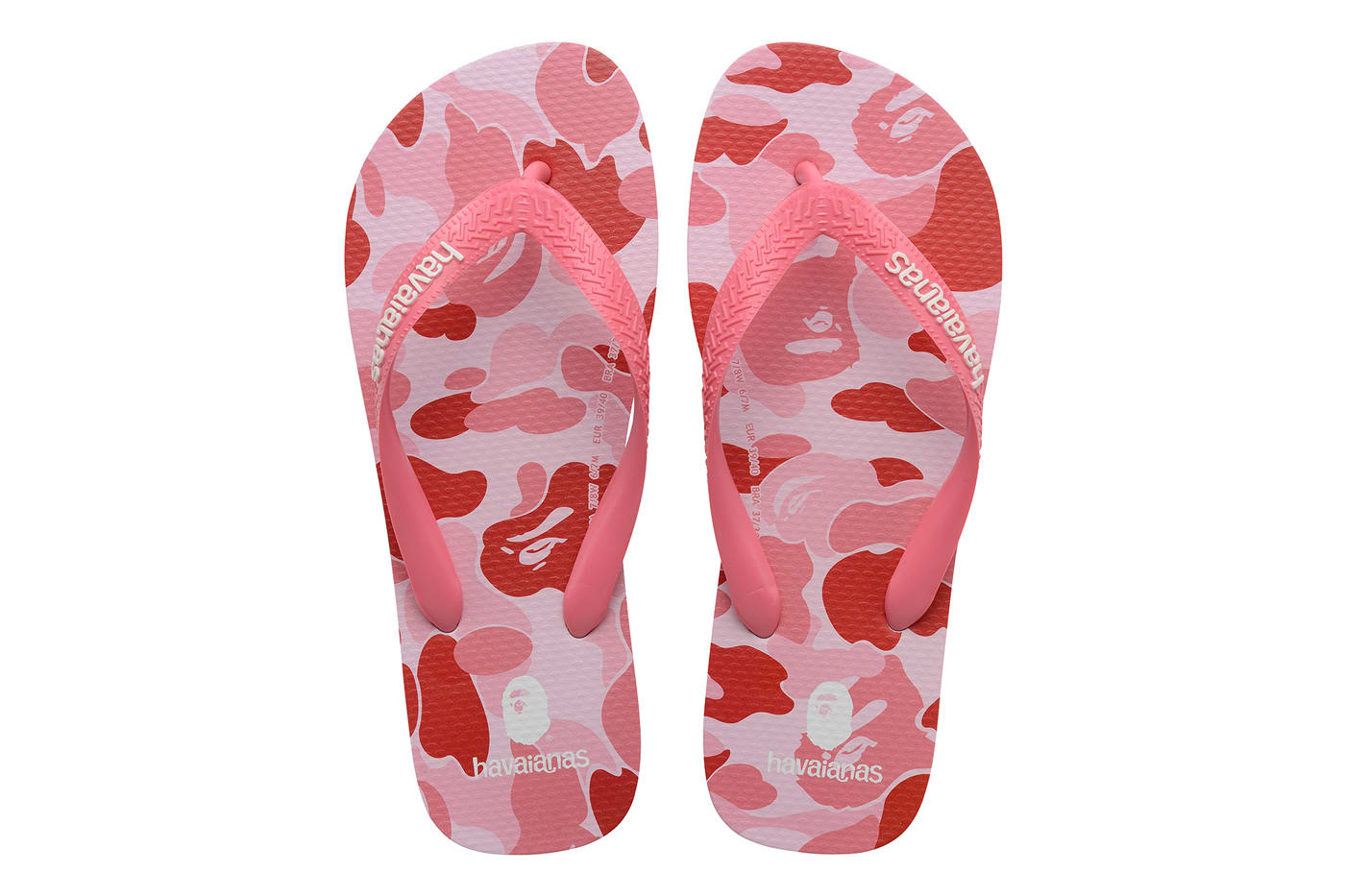BAPE x Havaianas flip-flops