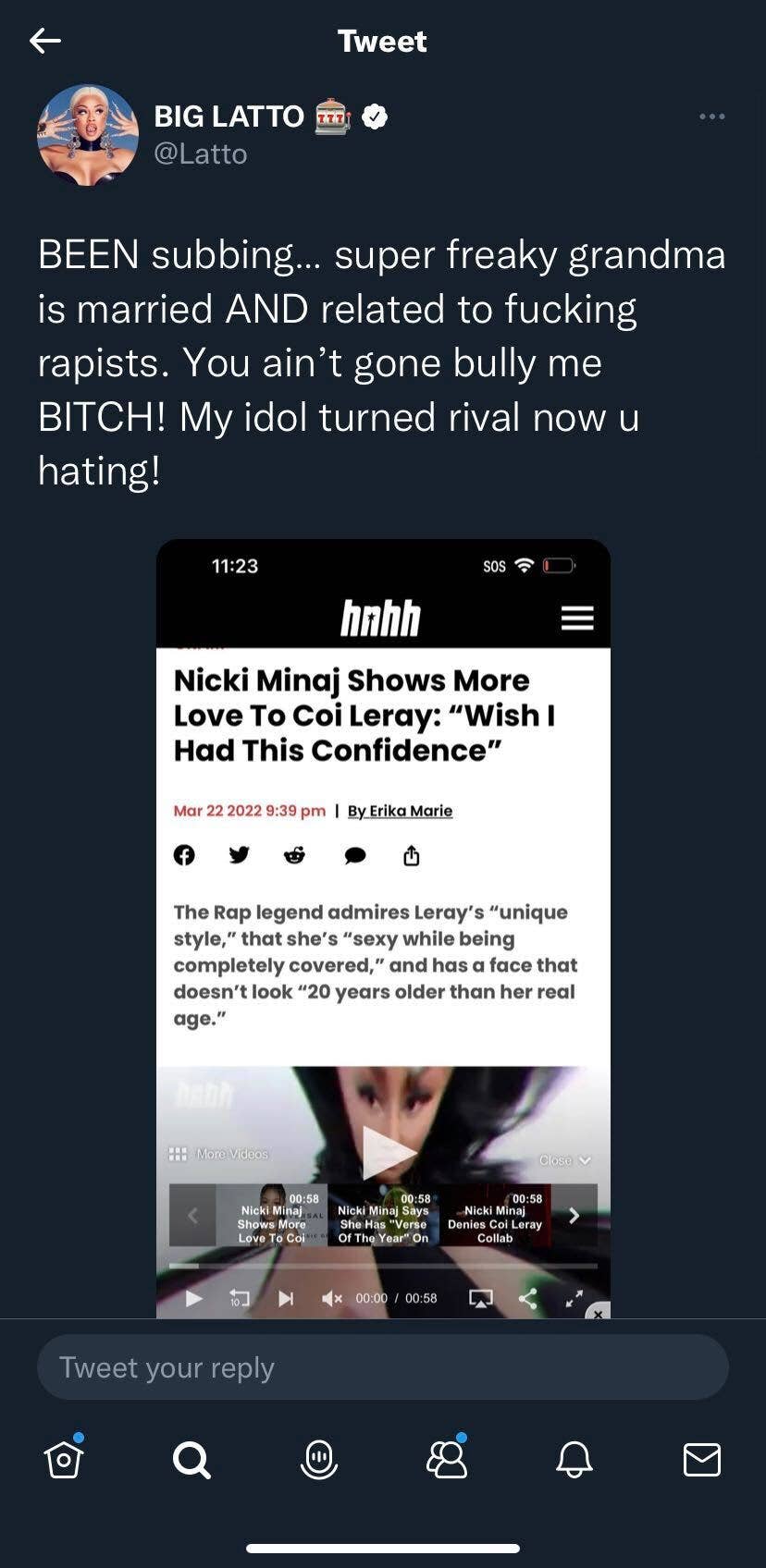Nicki Minaj and Latto Beef Erupts on Twitter - XXL