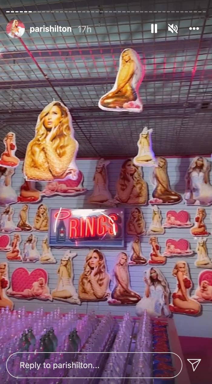 Decorations at Paris Hilton's carnival