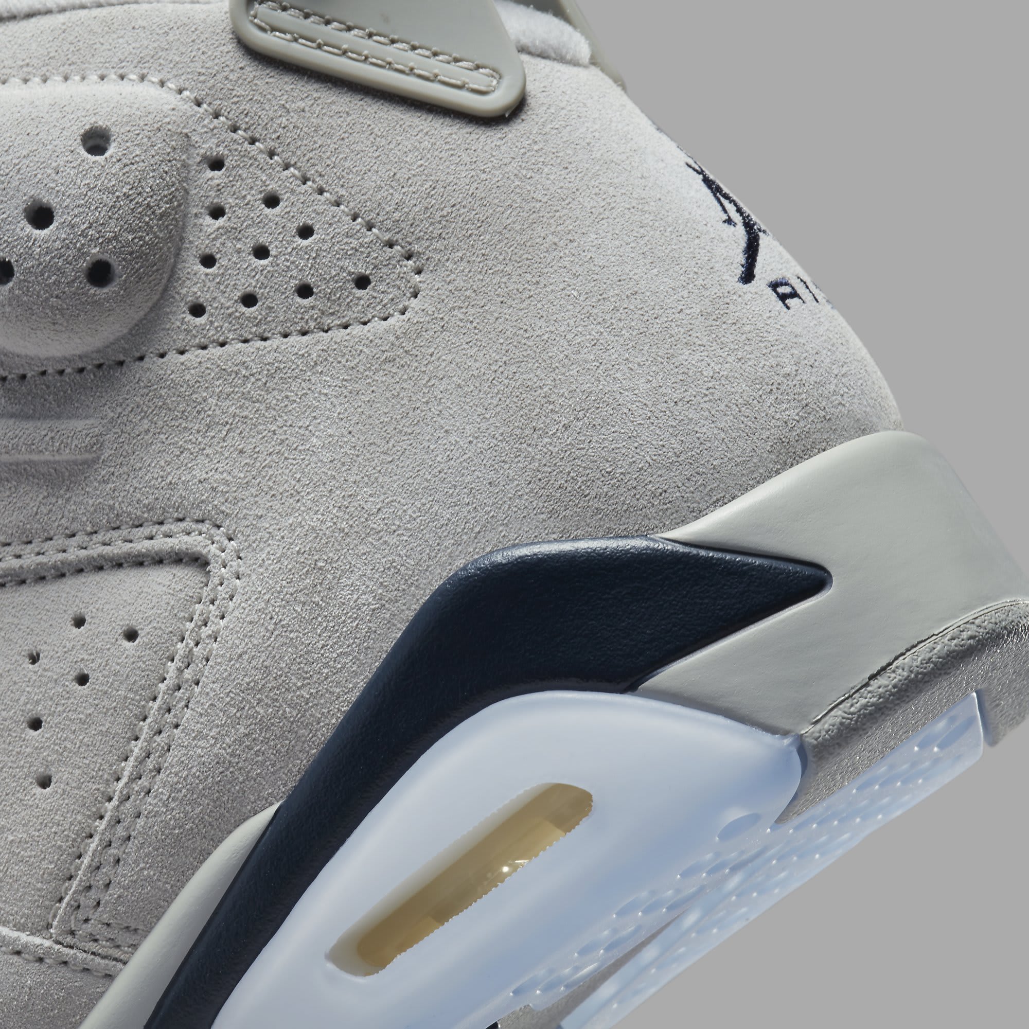 Air Jordan 6 &#x27;Georgetown&#x27; CT8529 012 Heel