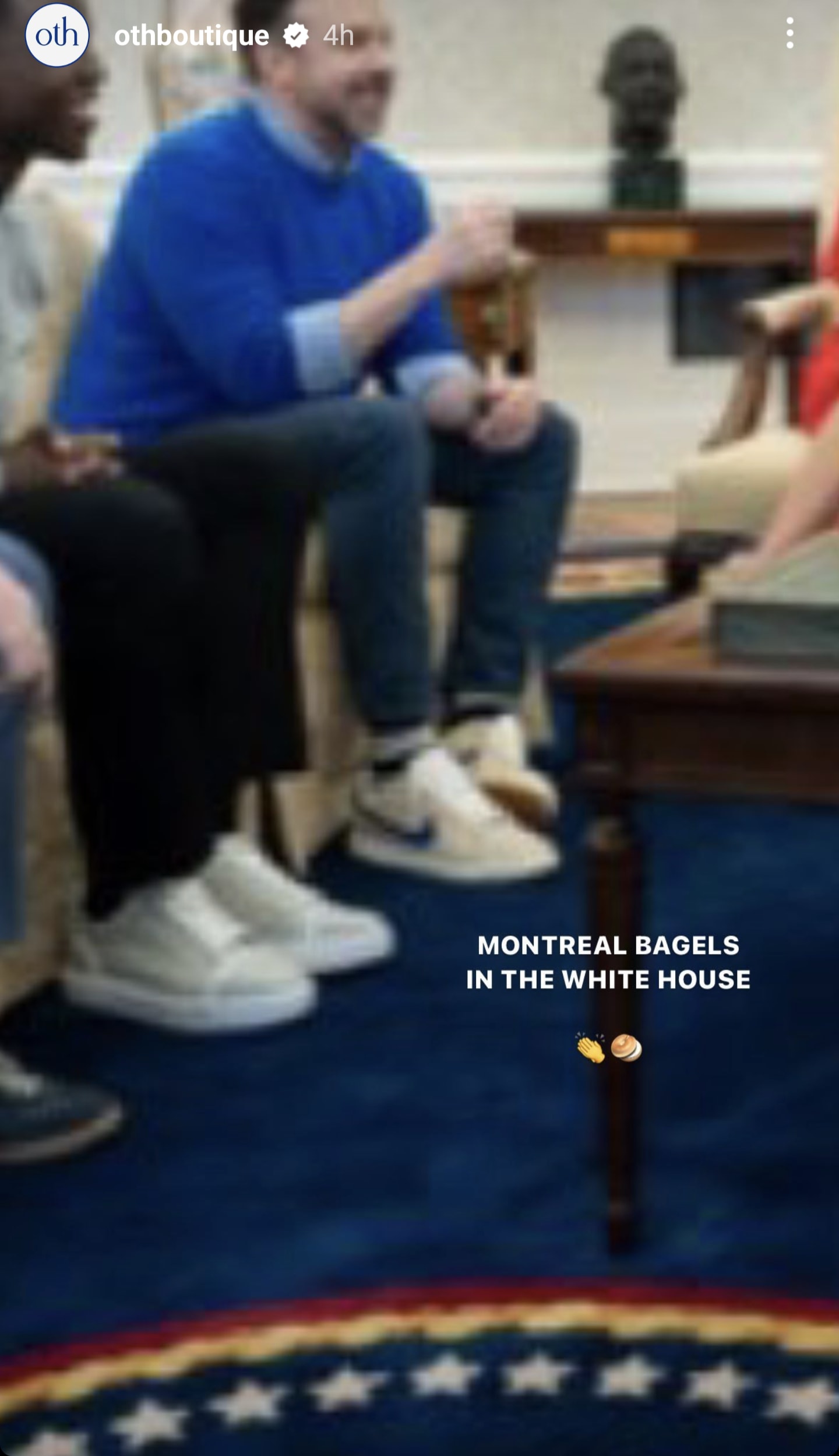 Jason Sudeikis Wearing Montreal Bagel Dunks