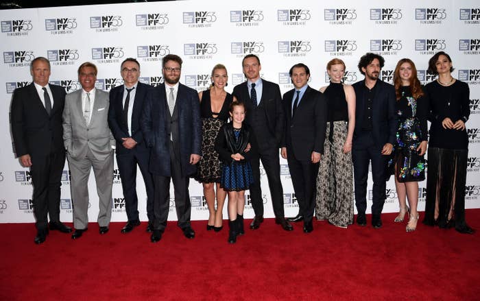 Cast of &#x27;sTeve Jobs&#x27; at the 53rd New York Film Festival