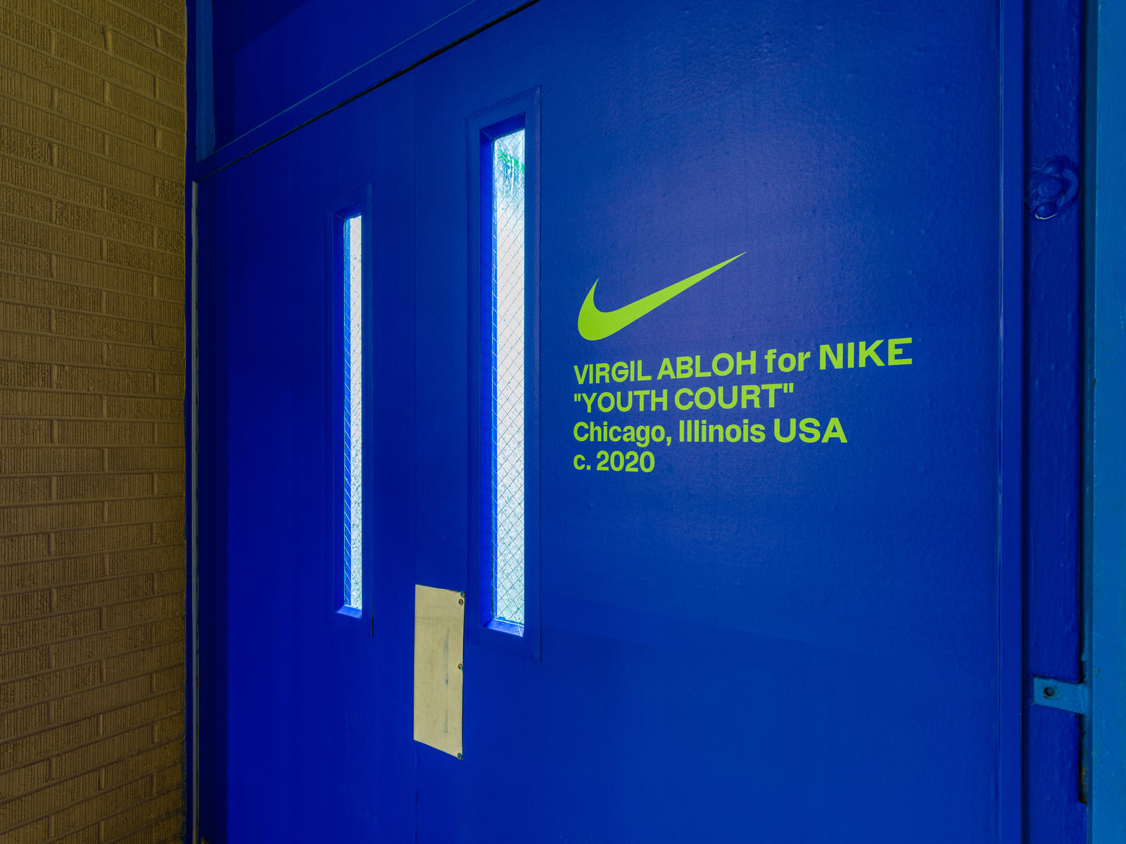 Virgil Abloh Nike Boys & Girls Club Basketball Court