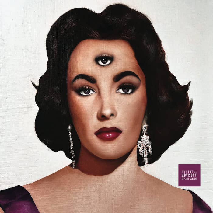 The ARtwork from Armani Caesar's 'The Liz 2' album