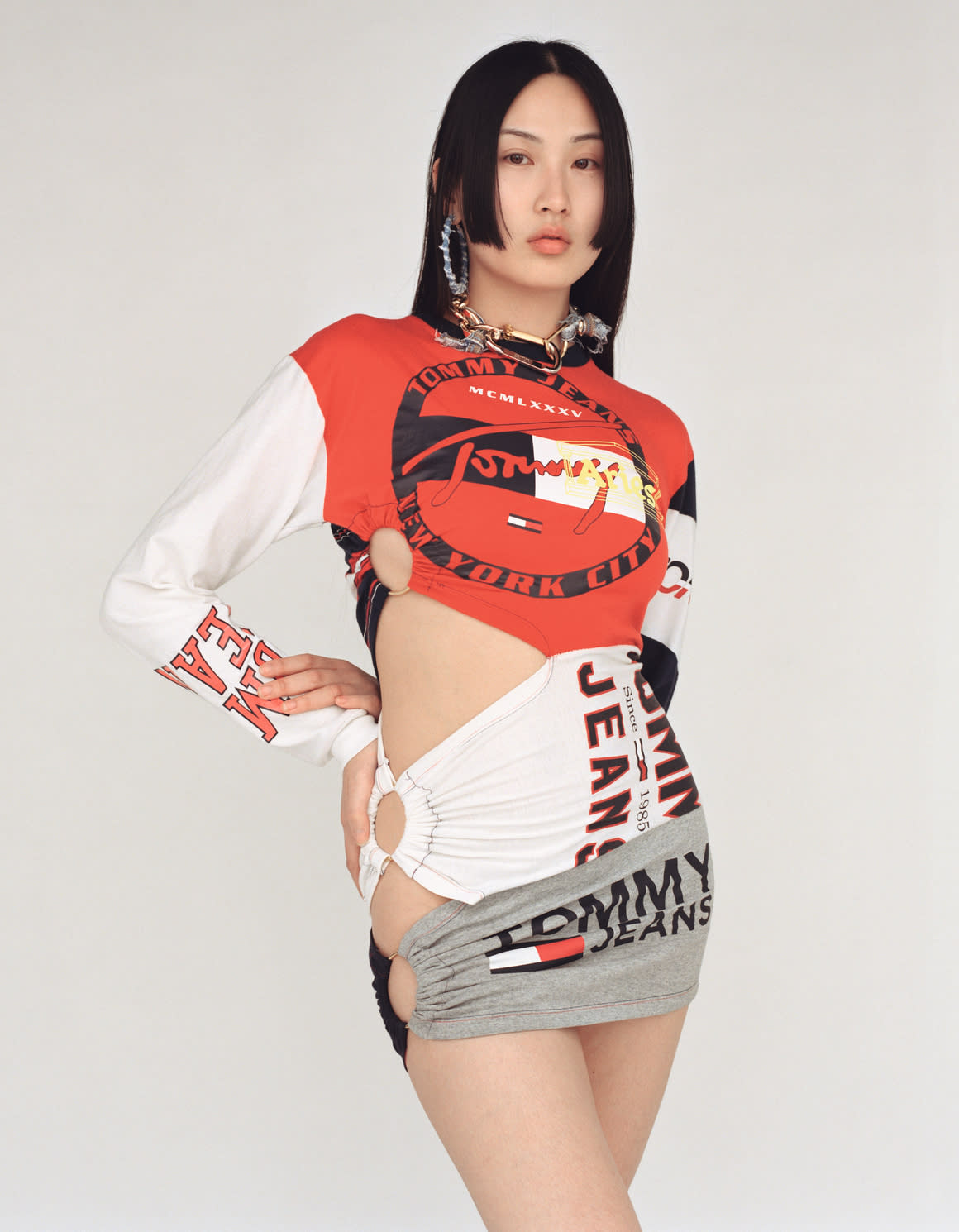 Tommy Jeans model image is shown