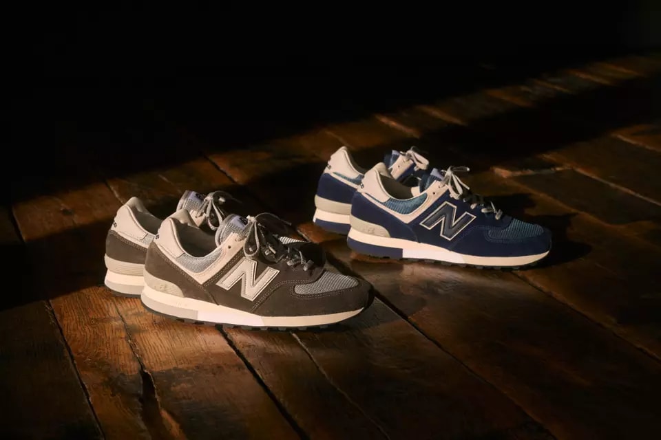 New Balance shoes are pictured