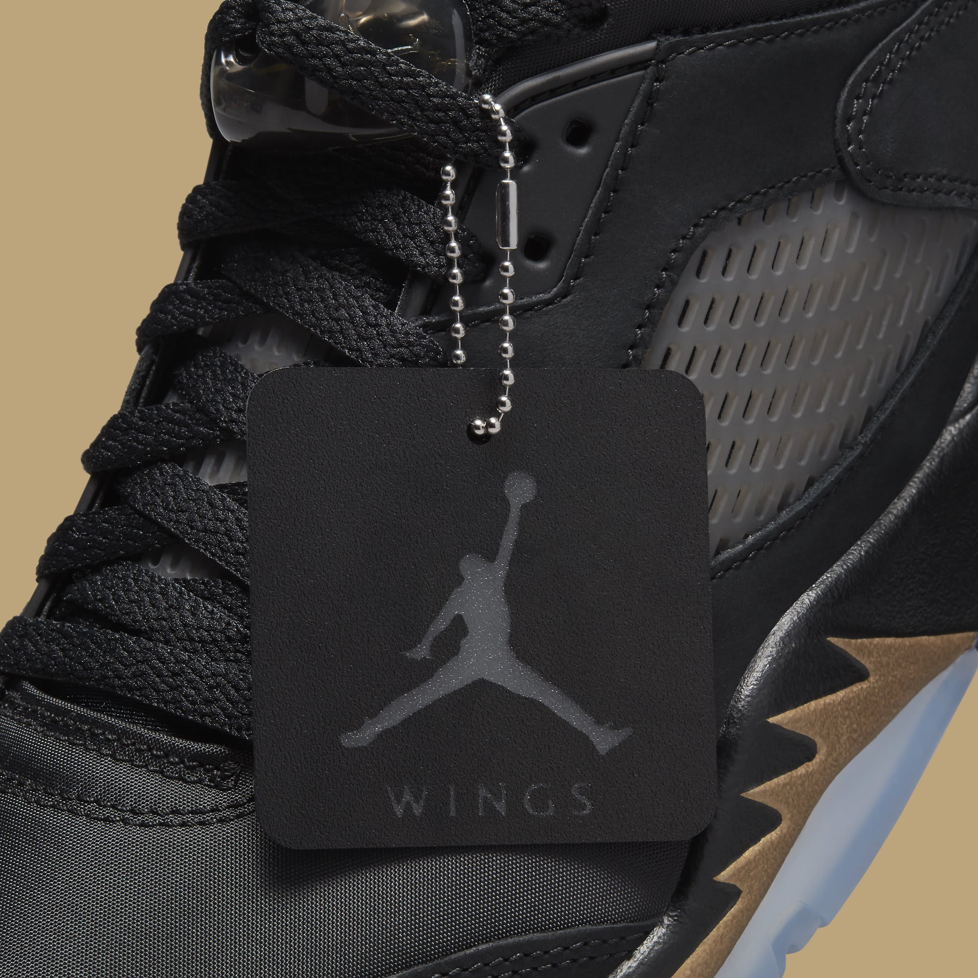 Air Jordan 5 Retro Low Wings &#x27;Class of 2020-21&#x27; DJ1094-001 Hangtag