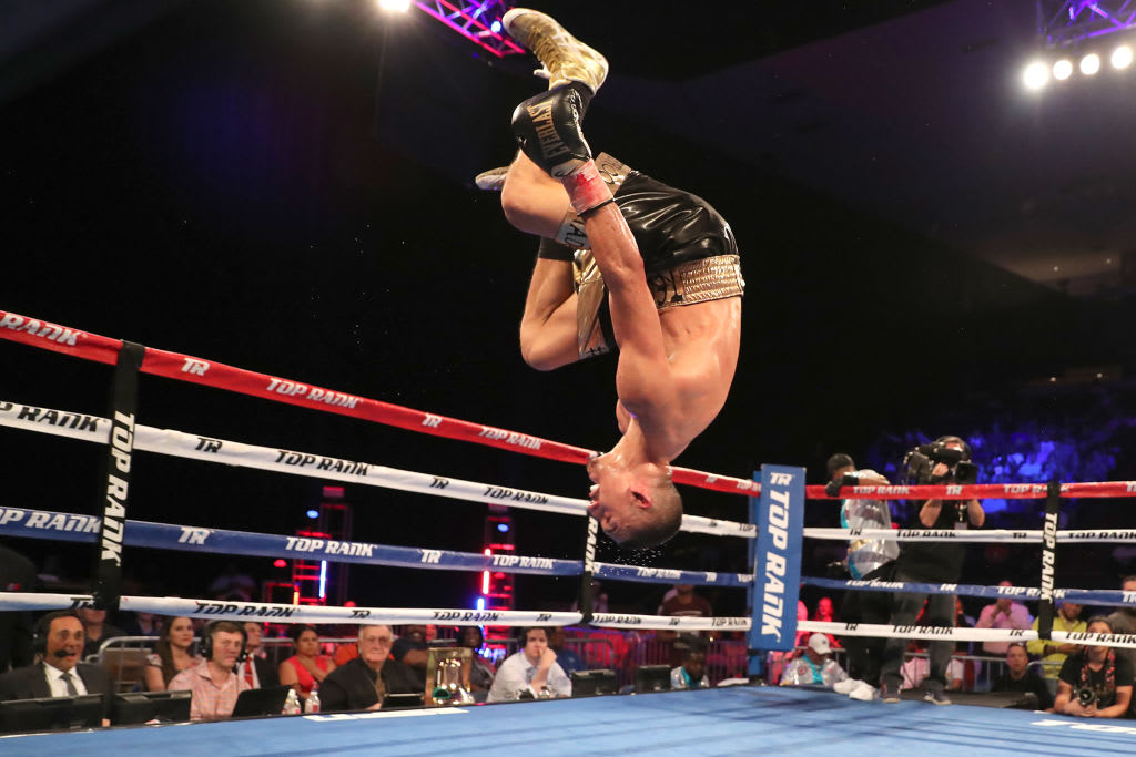 Teofimo Lopez Backflip 2018