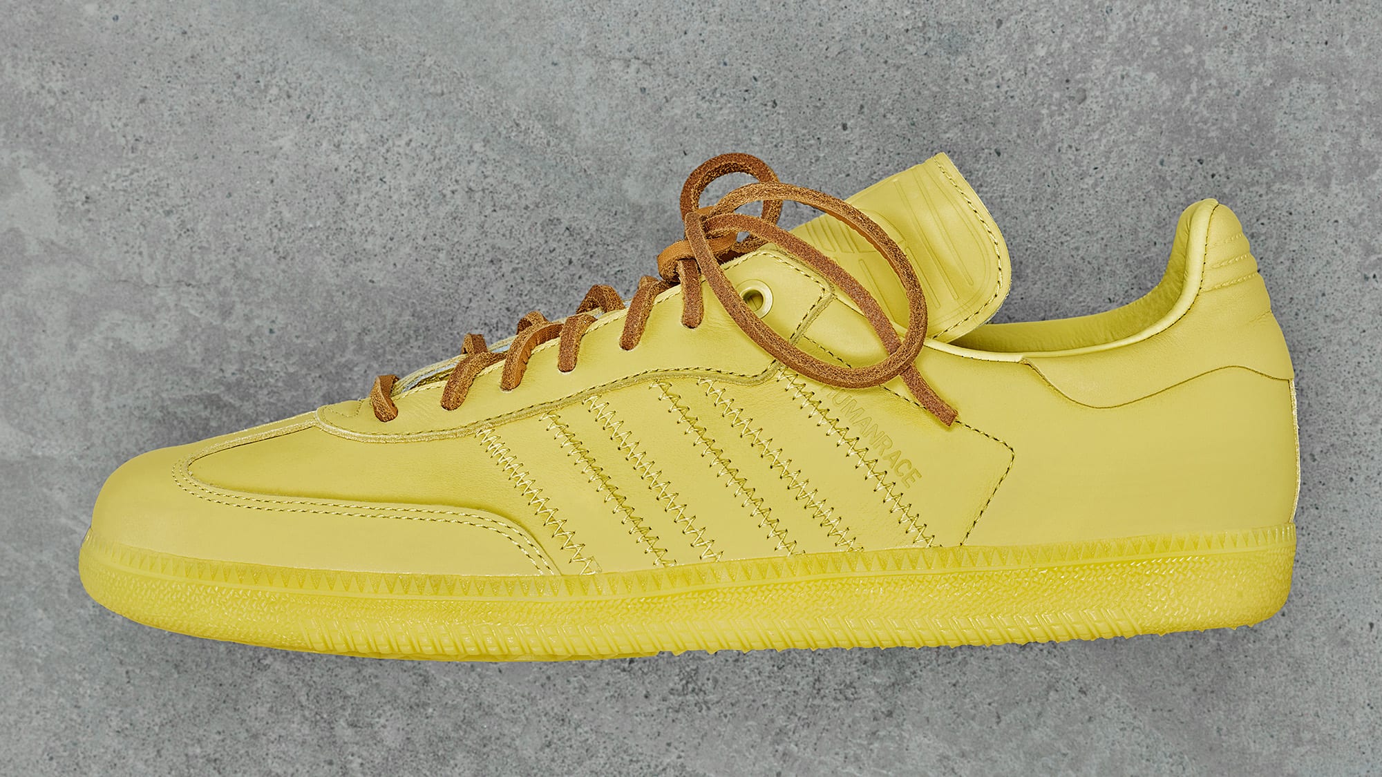 Adidas Humanrace Samba Color by Pharrell Williams Yellow IE7292