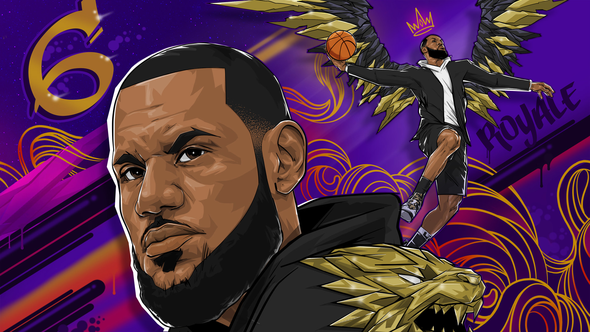 LeBron James Fortnite Icon Series Loading Screen