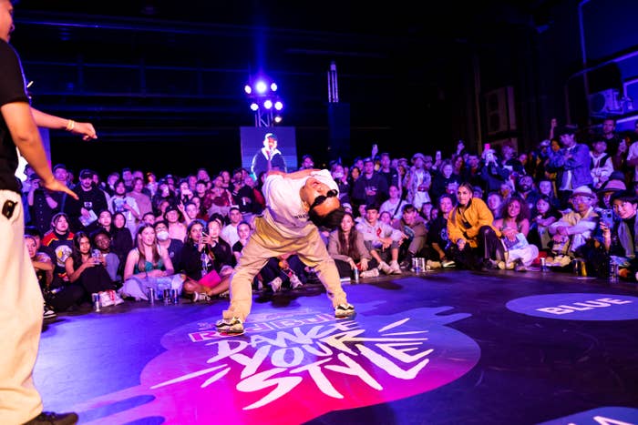 Koh Yamada, the winner of Red Bull&#x27;s Dance Your Style National Final, performing in front of a crowd