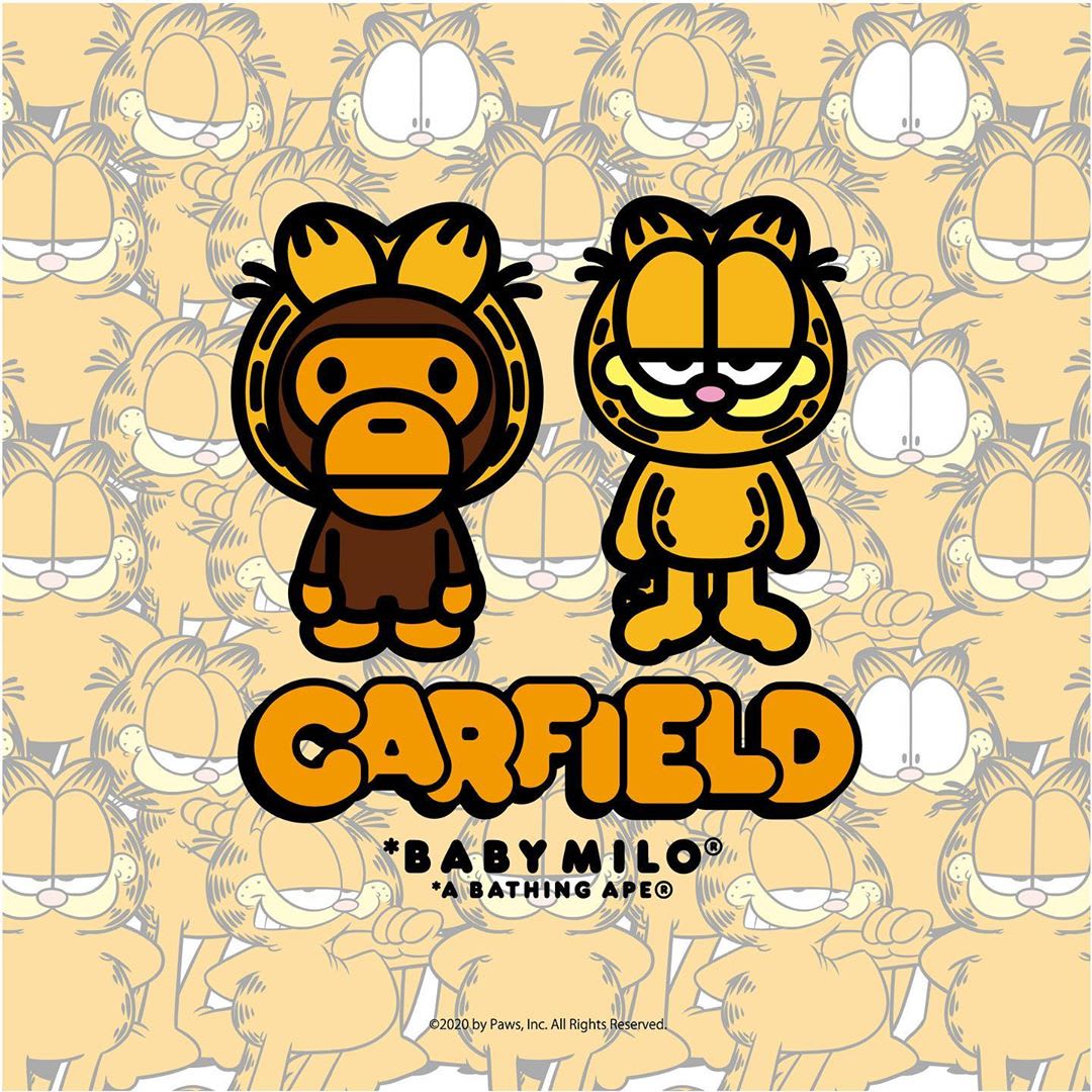 Garfield x Bape