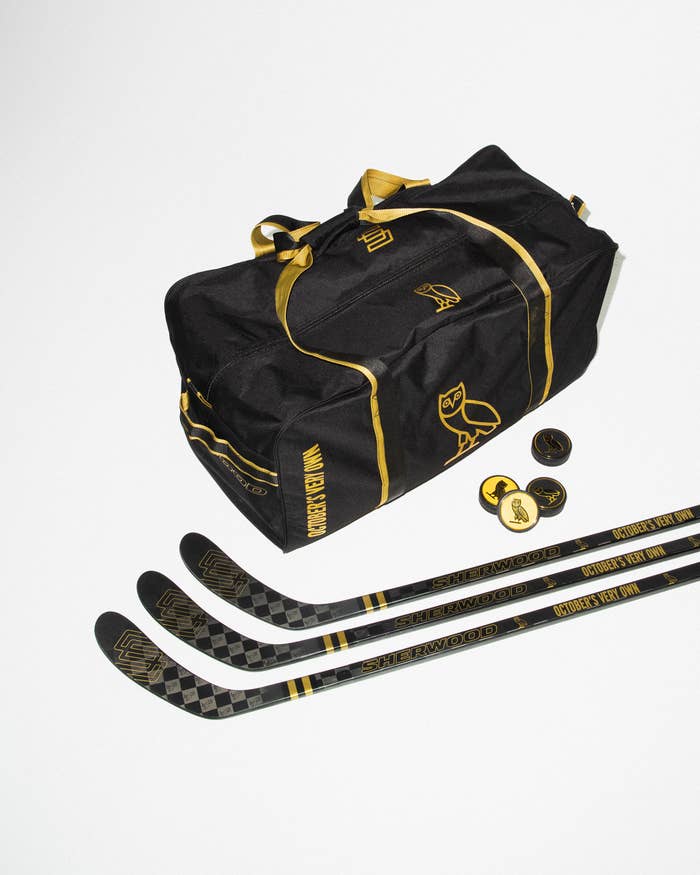 OVO x Sherwood hockey gear collection