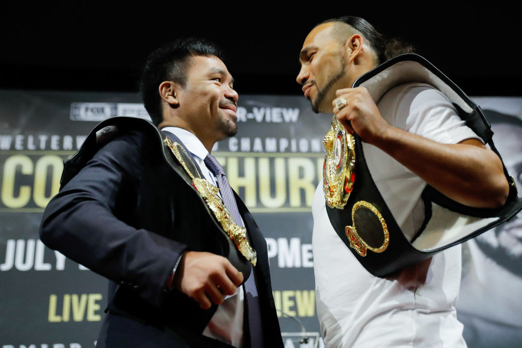 Manny Pacquiao Keith Thurman May Press Conf 2019