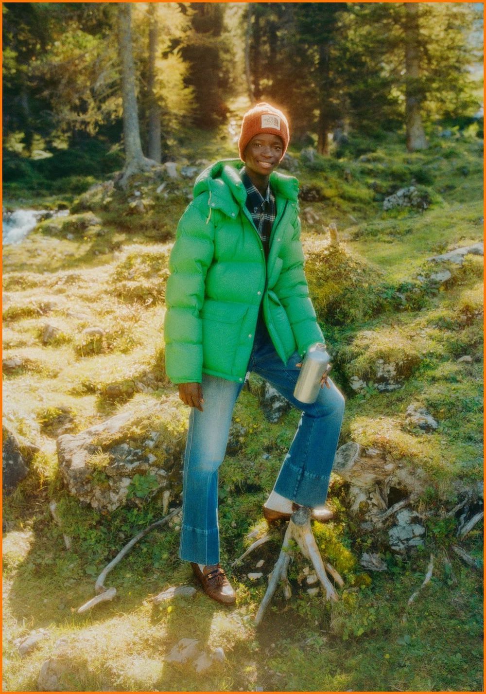 A$AP Rocky Wearing the Coveted Gucci x The North Face Puffer