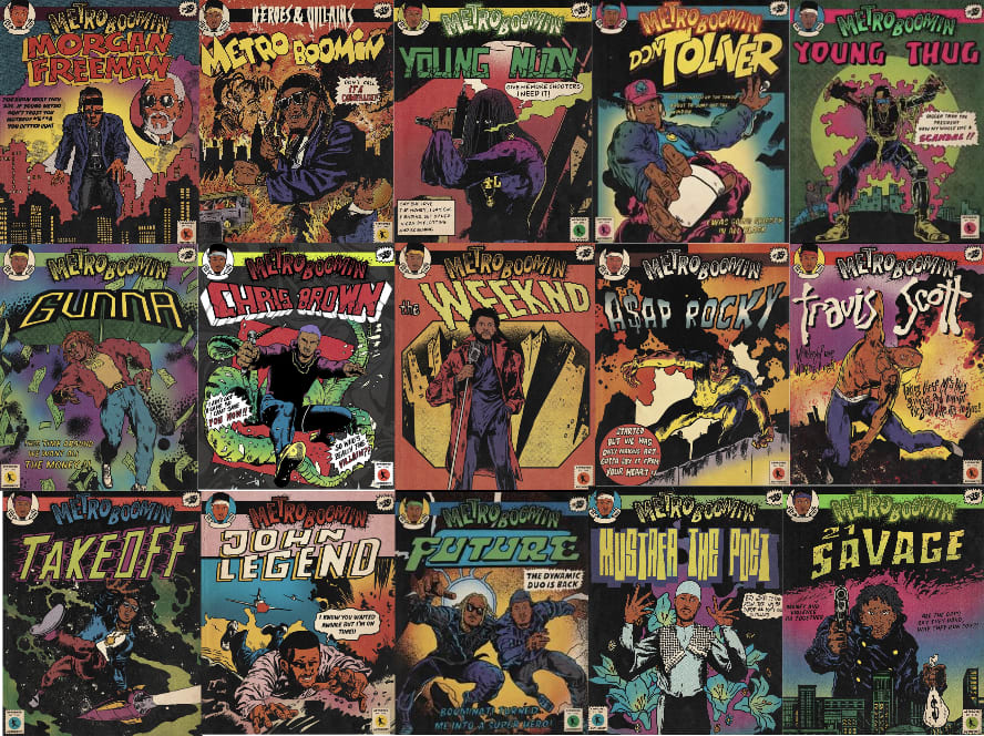 metro boomin heroes and villians comic book