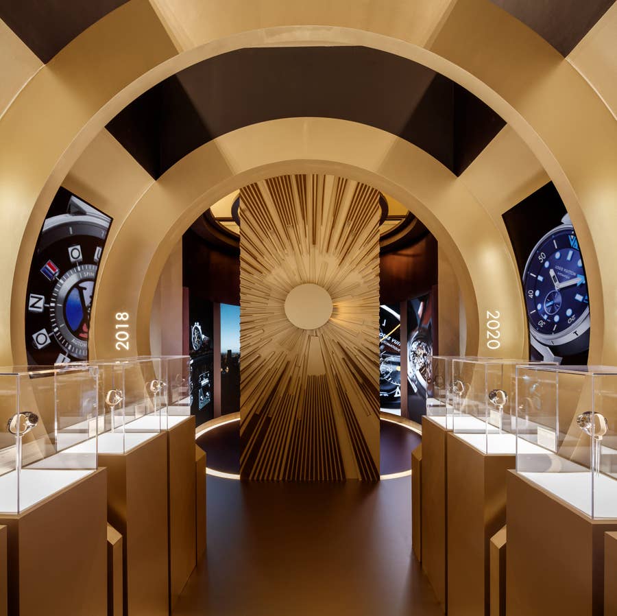 Louis Vuitton's Exhibition Honoring The 20th Anniversary Of The Tambour