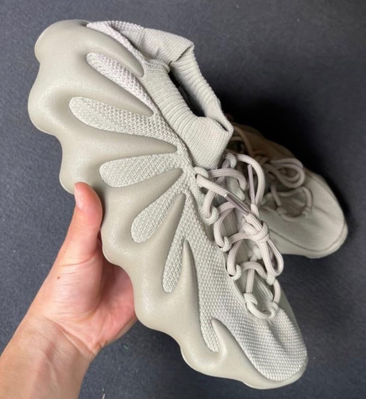 Adidas Yeezy 450 &#x27;Stone Flax&#x27; Lateral