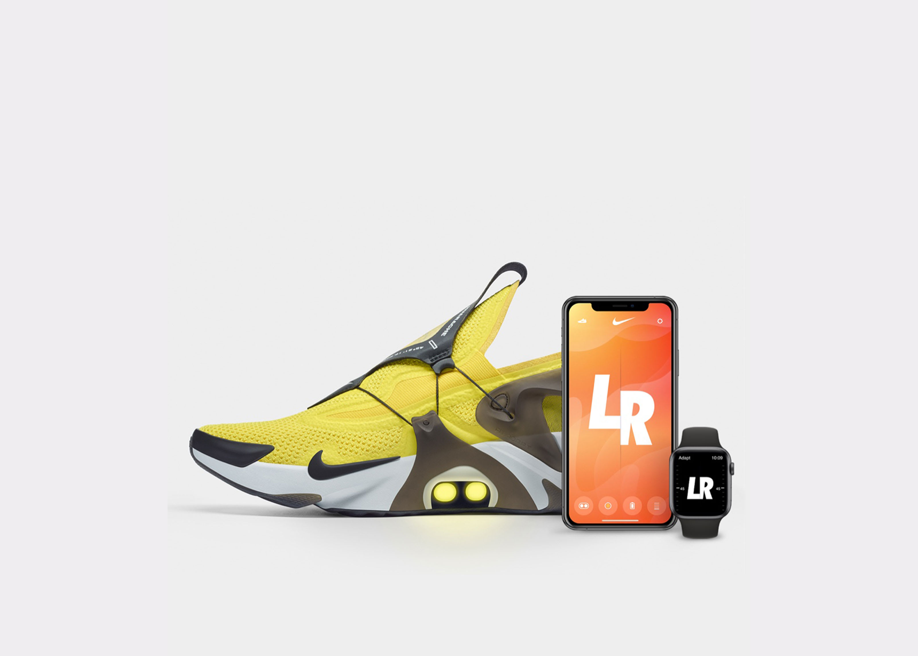 Nike Adapt Huarache (Yellow)