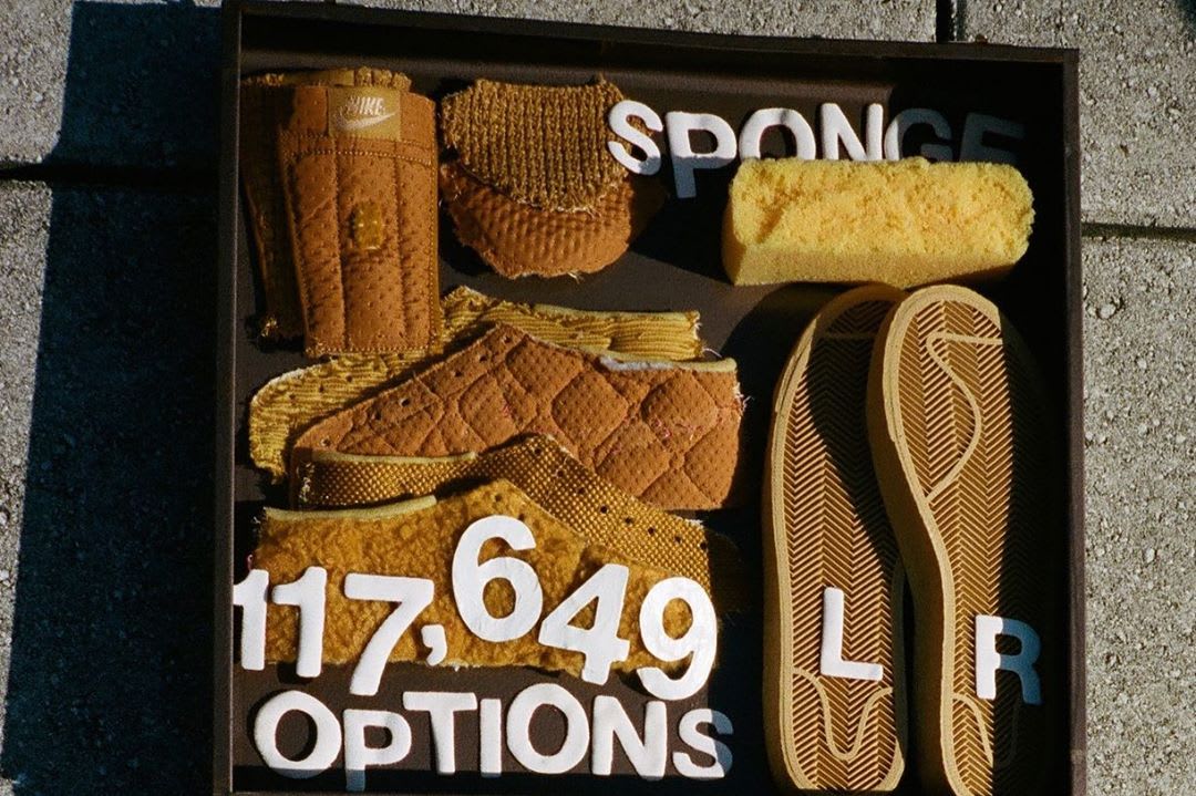 CPFM x Nike Blazer Mid By You &#x27;Sponge&#x27; (Materials)
